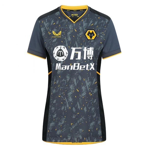 Camiseta Wolves Segunda equipo Mujer 2021-22